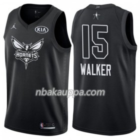 Charlotte Hornet Kemba Walker 15 2018 Kaikki tähti Jordan Brand Musta Pelipaidat Swingman - Miesten